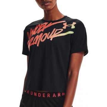 Tricou femei Under Armour Live Chroma Graphic Tee negru