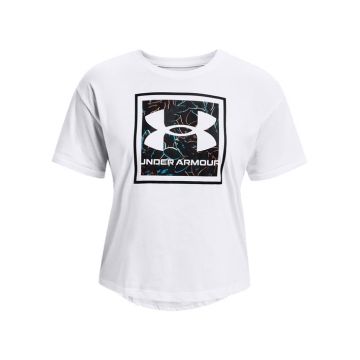 Tricou femei Under Armour Live Glow Graphic alb L