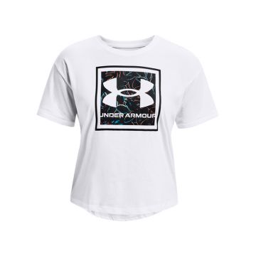 Tricou femei Under Armour Live Glow Graphic alb S
