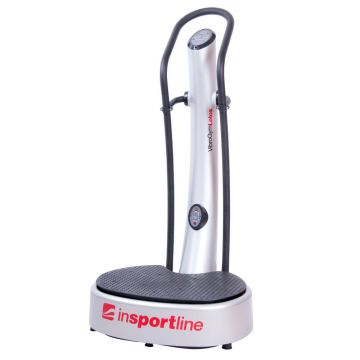 Aparat vibromasaj VibroGym inSPORTline Lotus argintiu