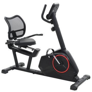 Bicicletă de fitness magnetică orizontală cu măsurare puls