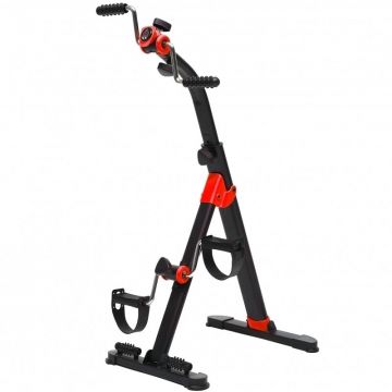 Bicicleta de recuperare pentru maini si picioare FitTronic P600 rosu