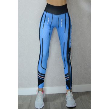 Colanti pentru fitness Super cu imprimeu grafic