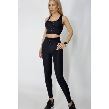 Compleu fitness Tasha, cu snururi