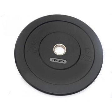 Disc TOORX 5 Kg, Diametru orificiu 50 mm, Negru