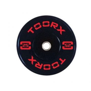 Disc Toorx antrenament 25 Kg, Diametru orificiu 50 mm, Negru