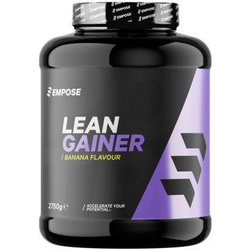 Gainer pentru crestere in greutate si masa musculara Empose Nutrition 2750 g Banane