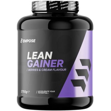 Gainer pentru crestere in greutate si masa musculara Empose Nutrition 2750 gr Fructe de Padure
