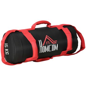 Sac de nisip pentru antrenament HOMCOM Sac de greutate cu manere anti-alunecare pentru sala de sport de acasa | AOSOM RO