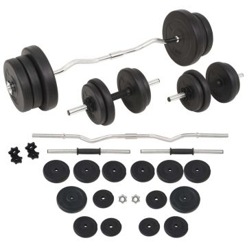 Set de haltere și gantere 60 kg