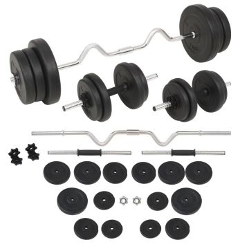 Set de haltere și gantere 60 kg