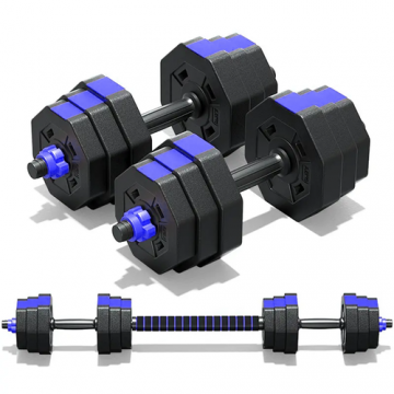 Set gantere si haltera reglabile hex HomeFit 20kg